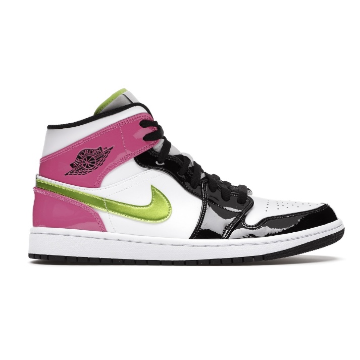 Jordan 1 Mid White Black Cyber Pink - CZ9834-100 - Initial LLC